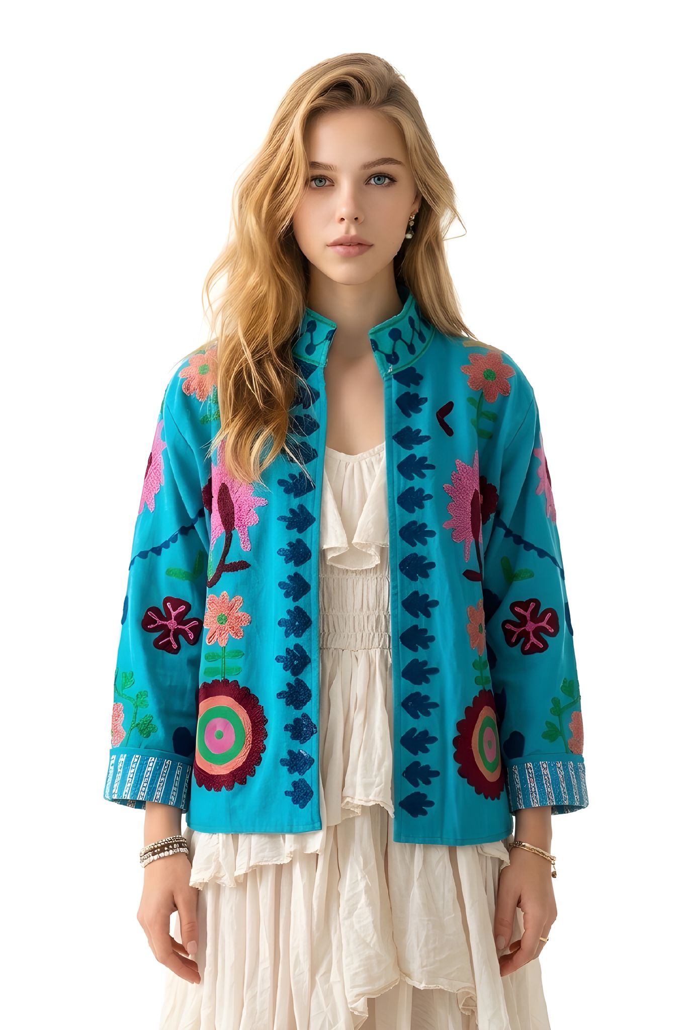 Chaqueta Heart Turquesa