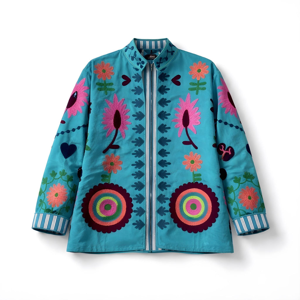 Chaqueta Heart Turquesa