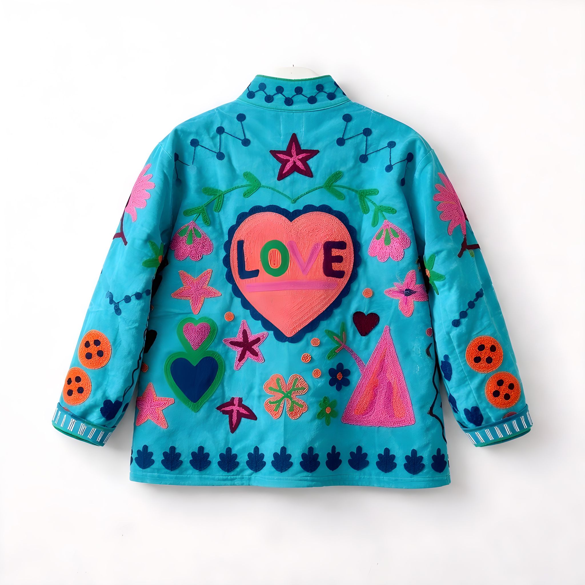 Chaqueta Heart Turquesa