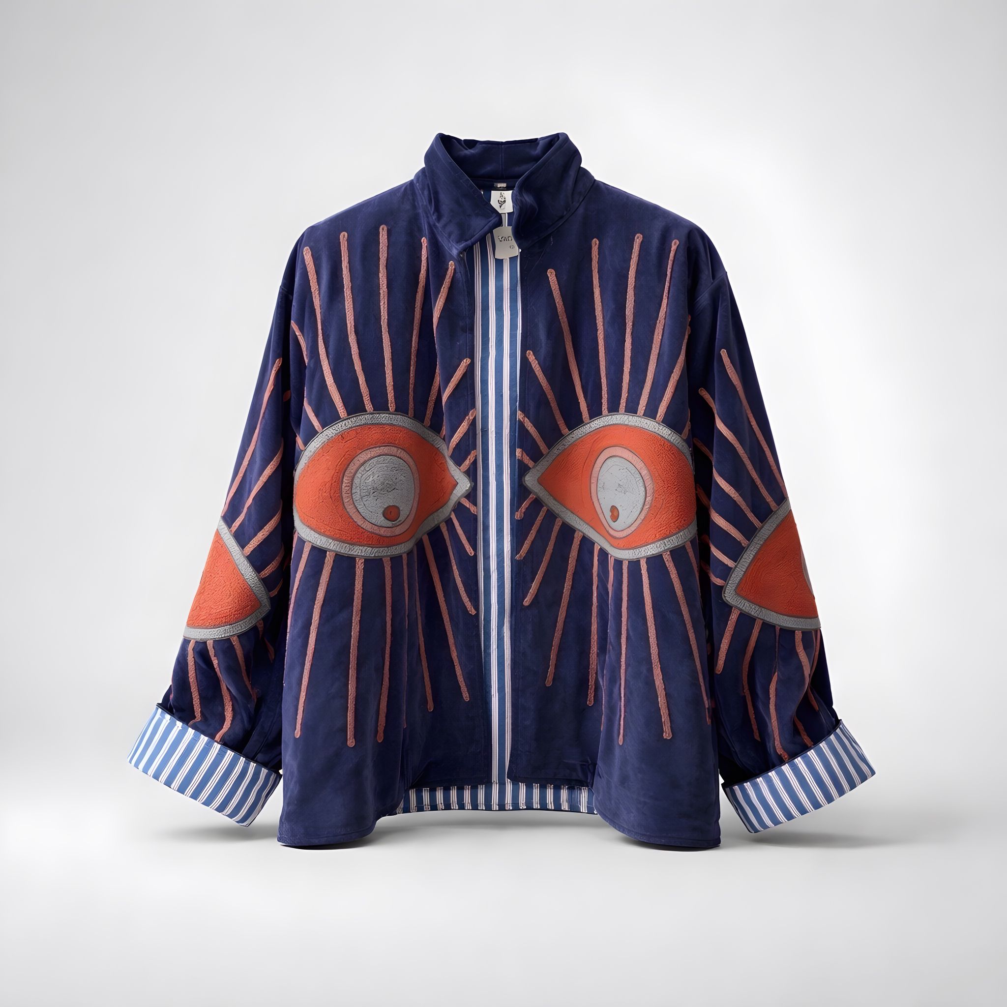Chaqueta Ojo Grande Azul
