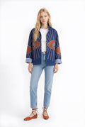 Chaqueta Ojo Grande Azul
