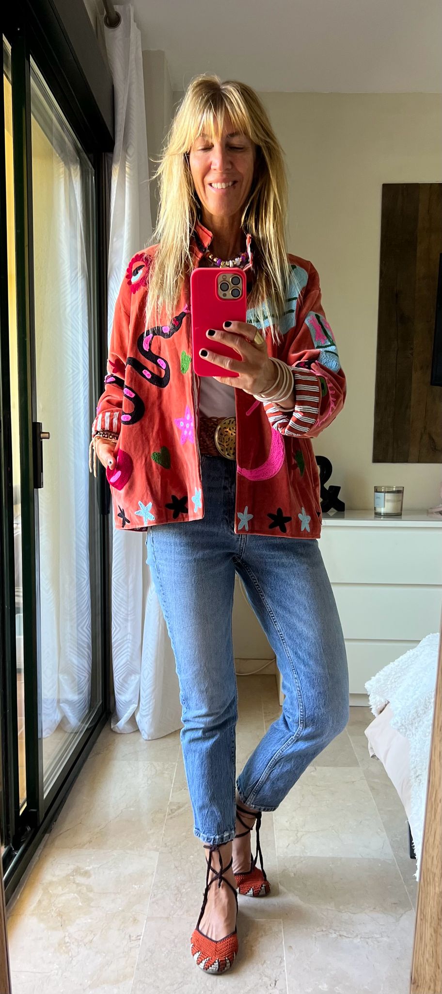 Chaqueta Bota Tejana Terracota