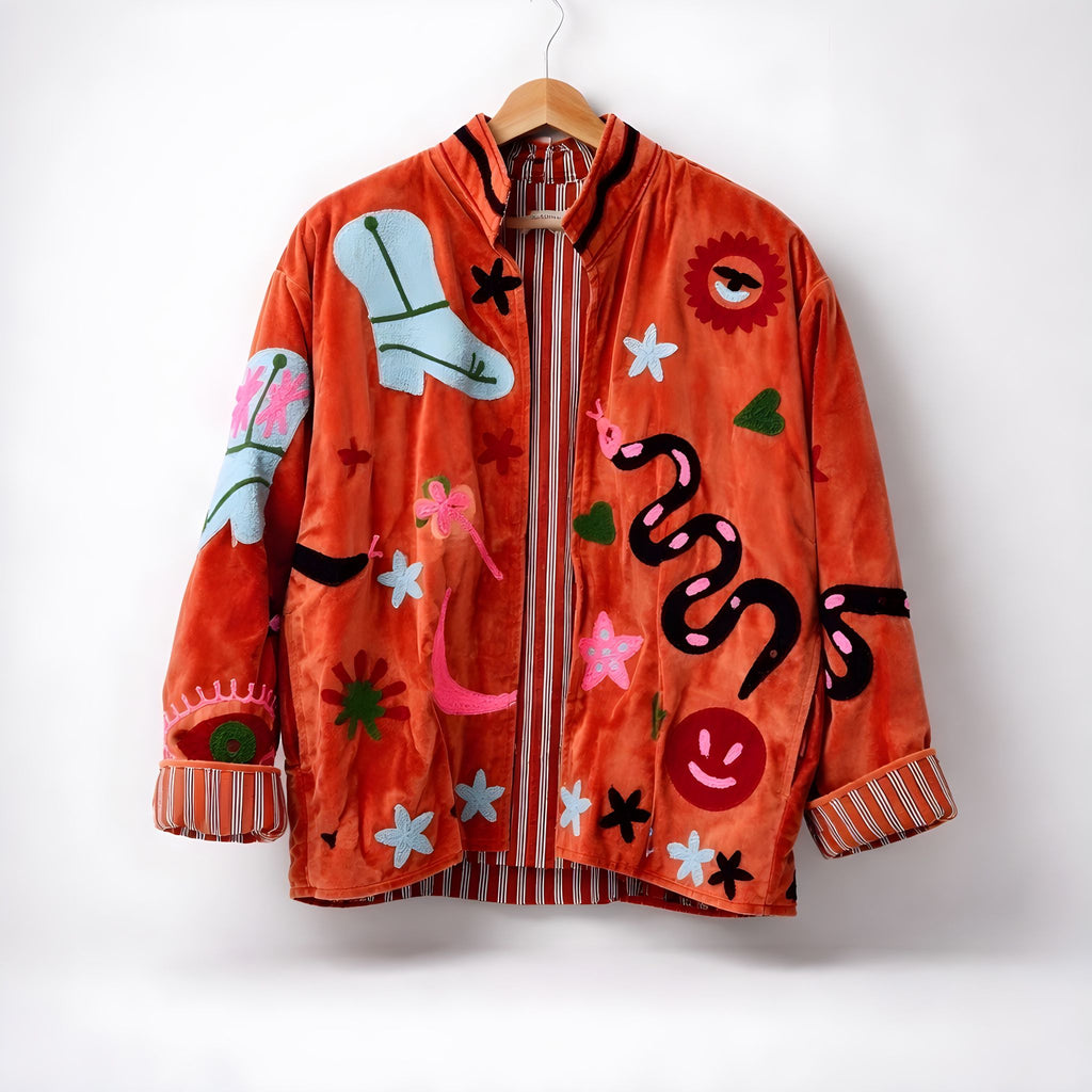 Chaqueta Bota Tejana Terracota