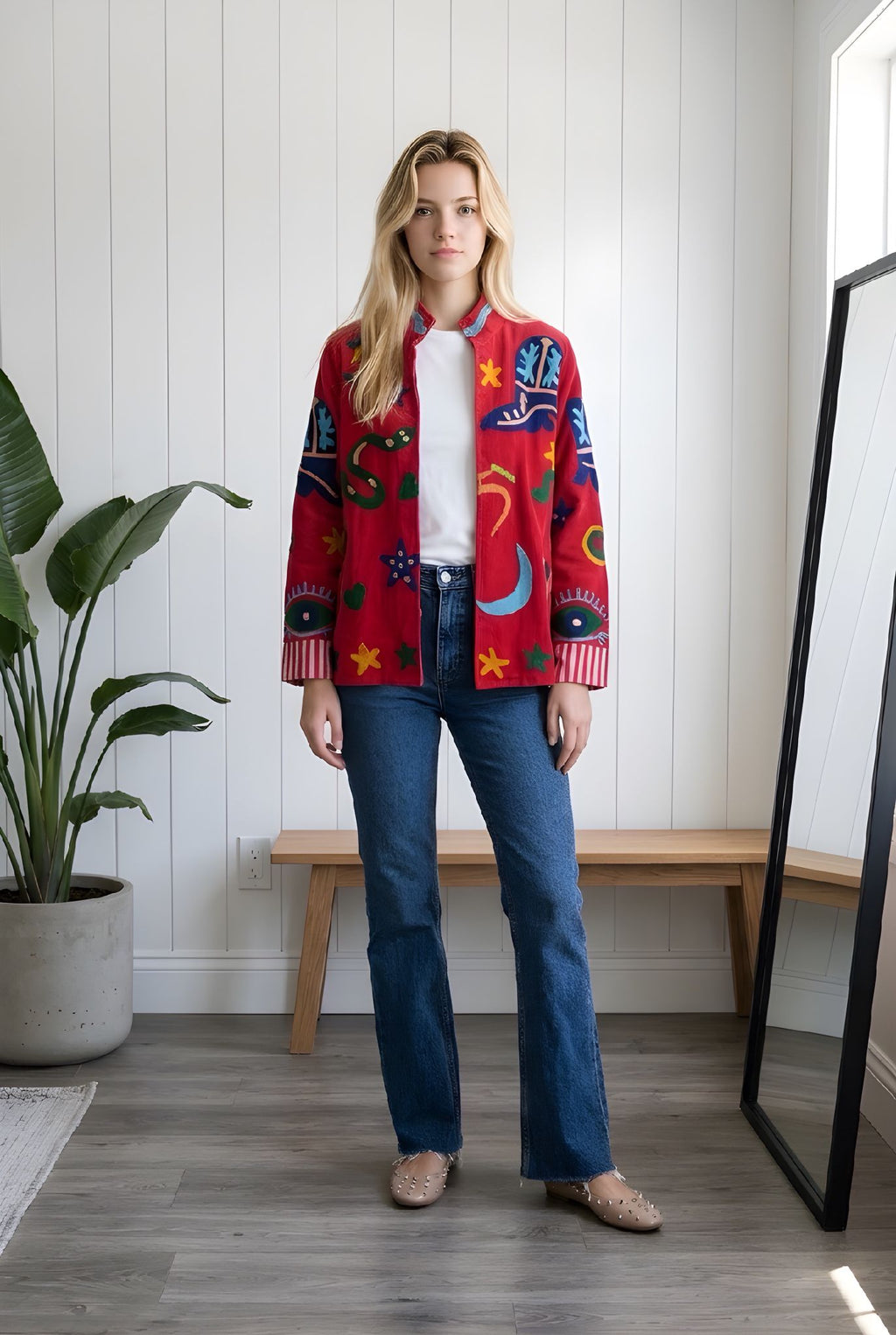 Red Texan Boot Jacket