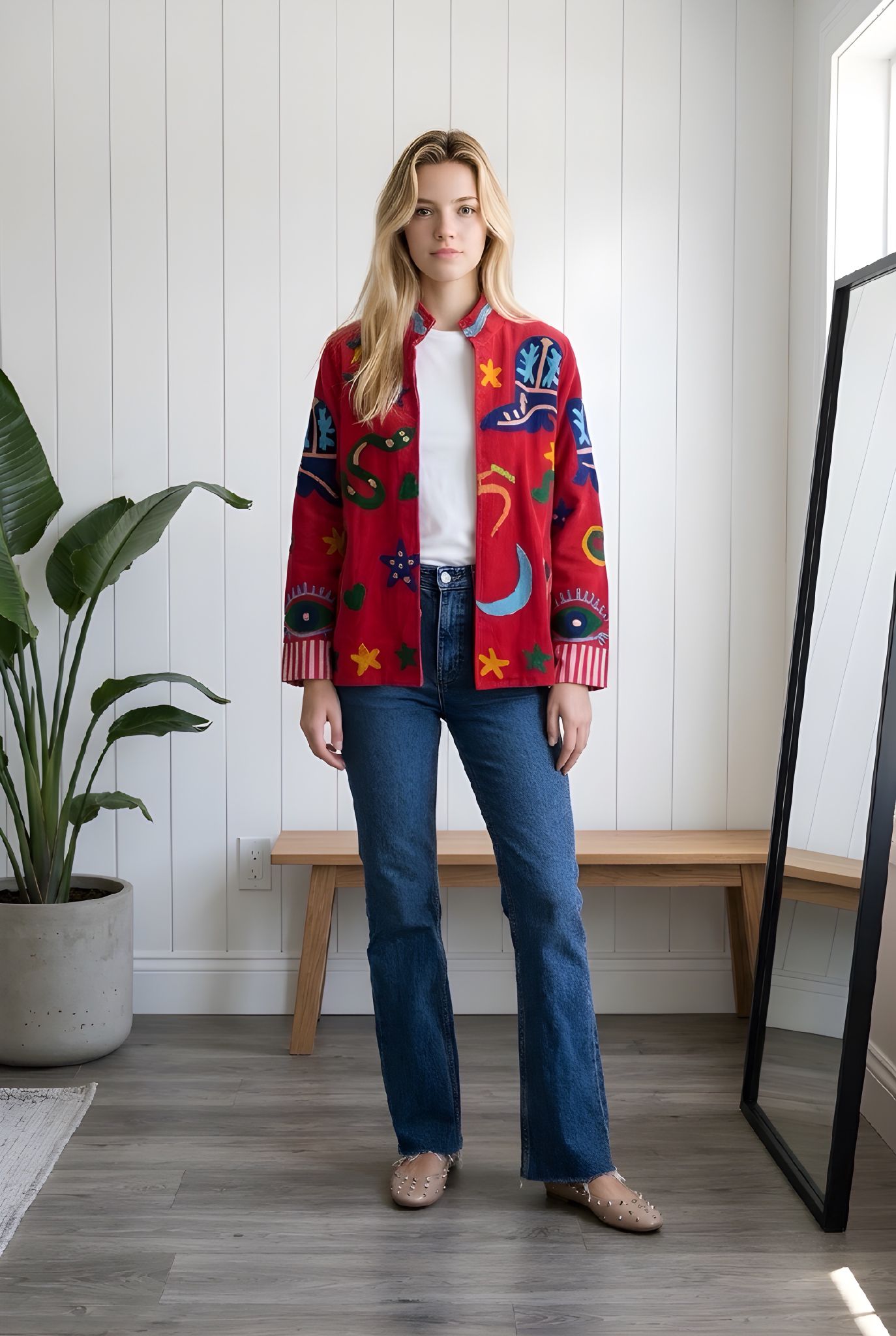Red Texan Boot Jacket