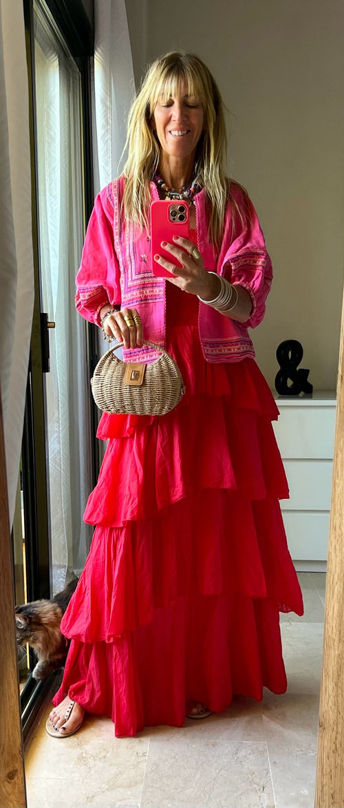 Chaqueta Corta Rafina Fucsia