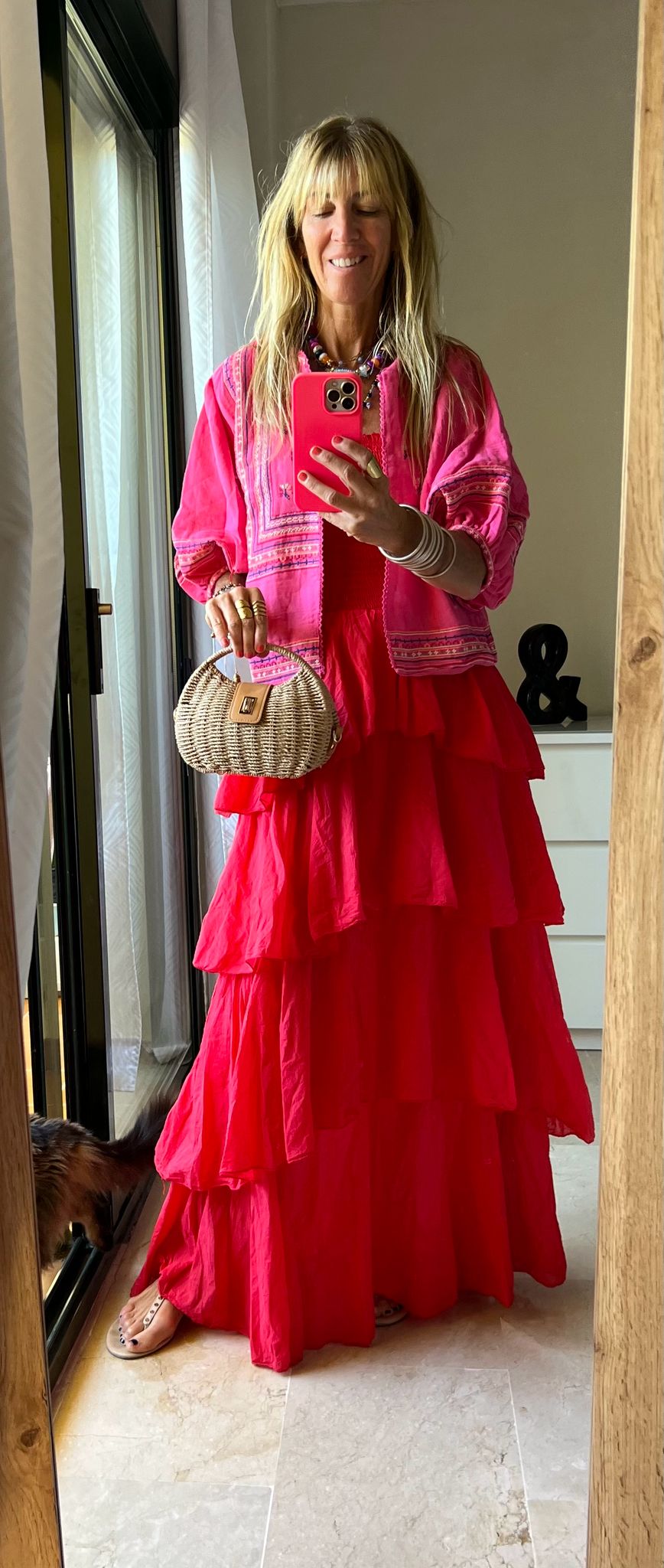 Chaqueta Corta Rafina Fucsia