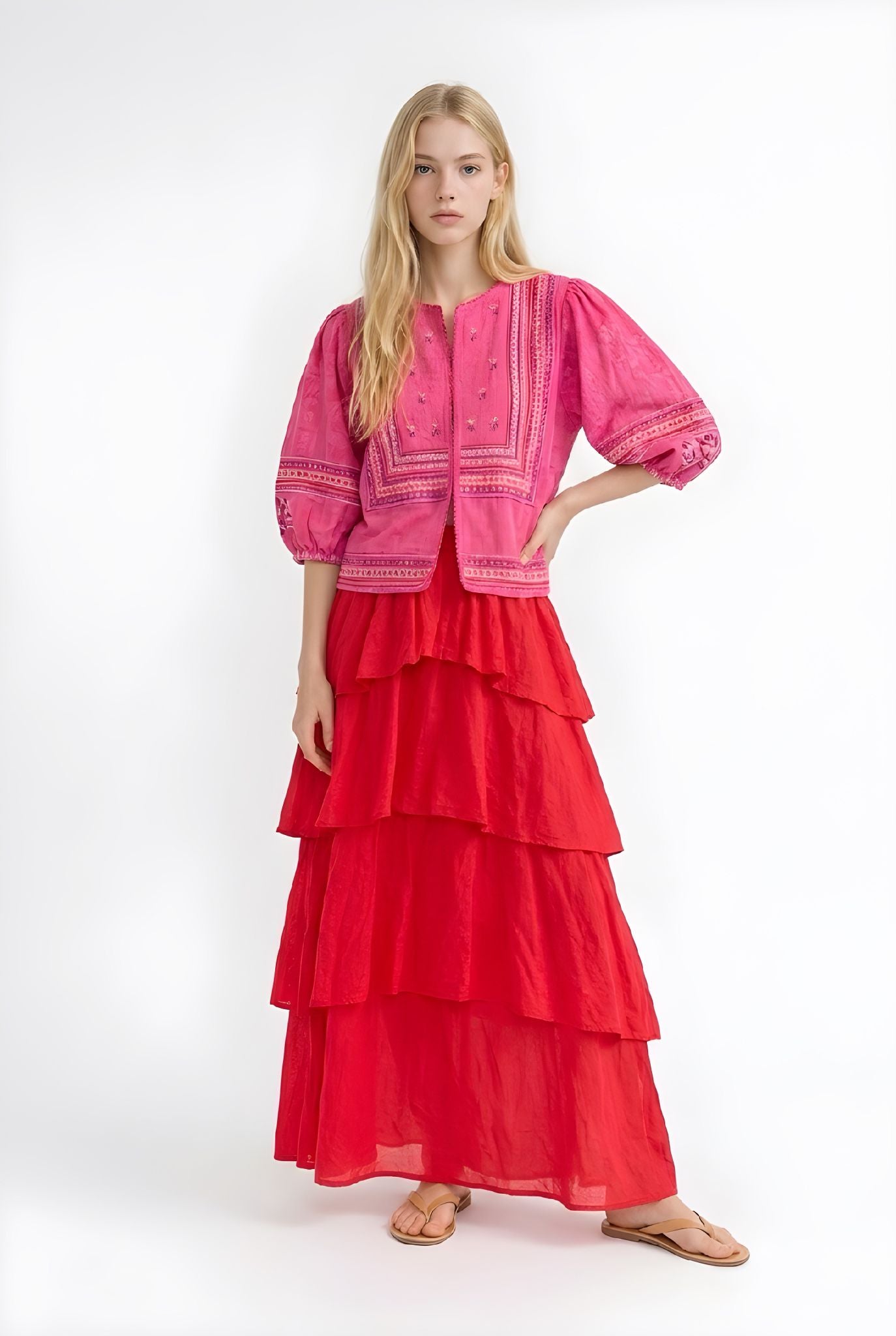 Chaqueta Corta Rafina Fucsia