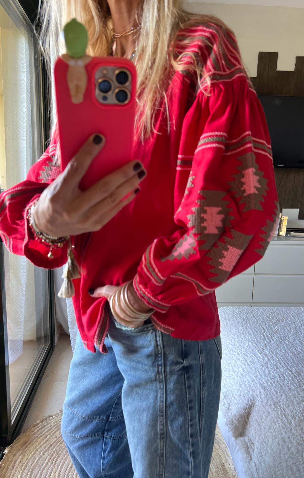 Camisa Petra Roja