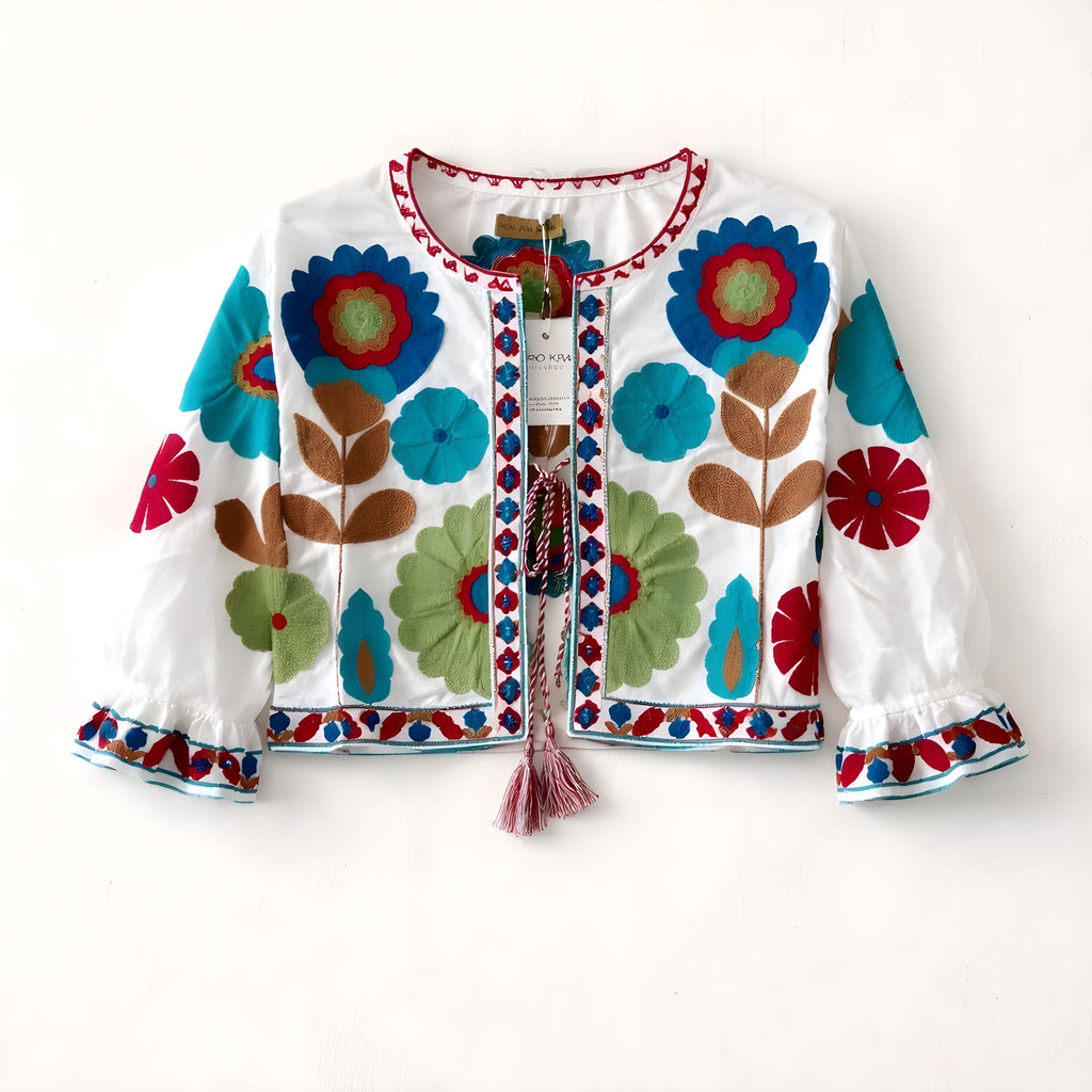 Chaqueta Corta Rodas Blanca