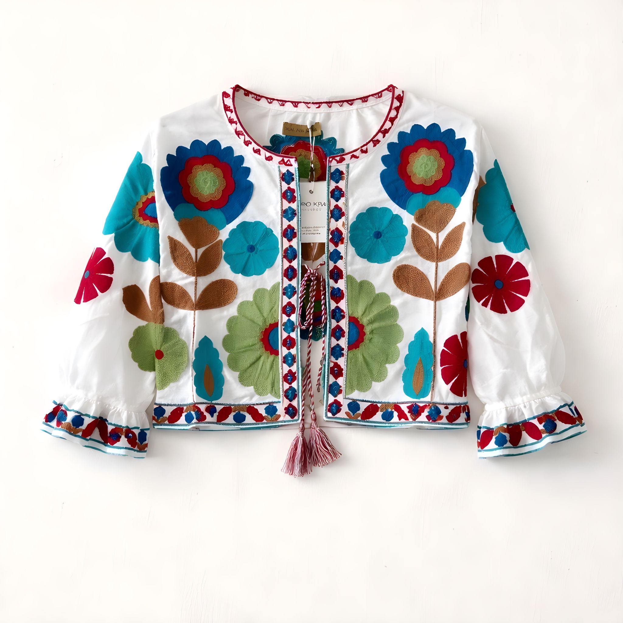 Chaqueta Corta Rodas Blanca