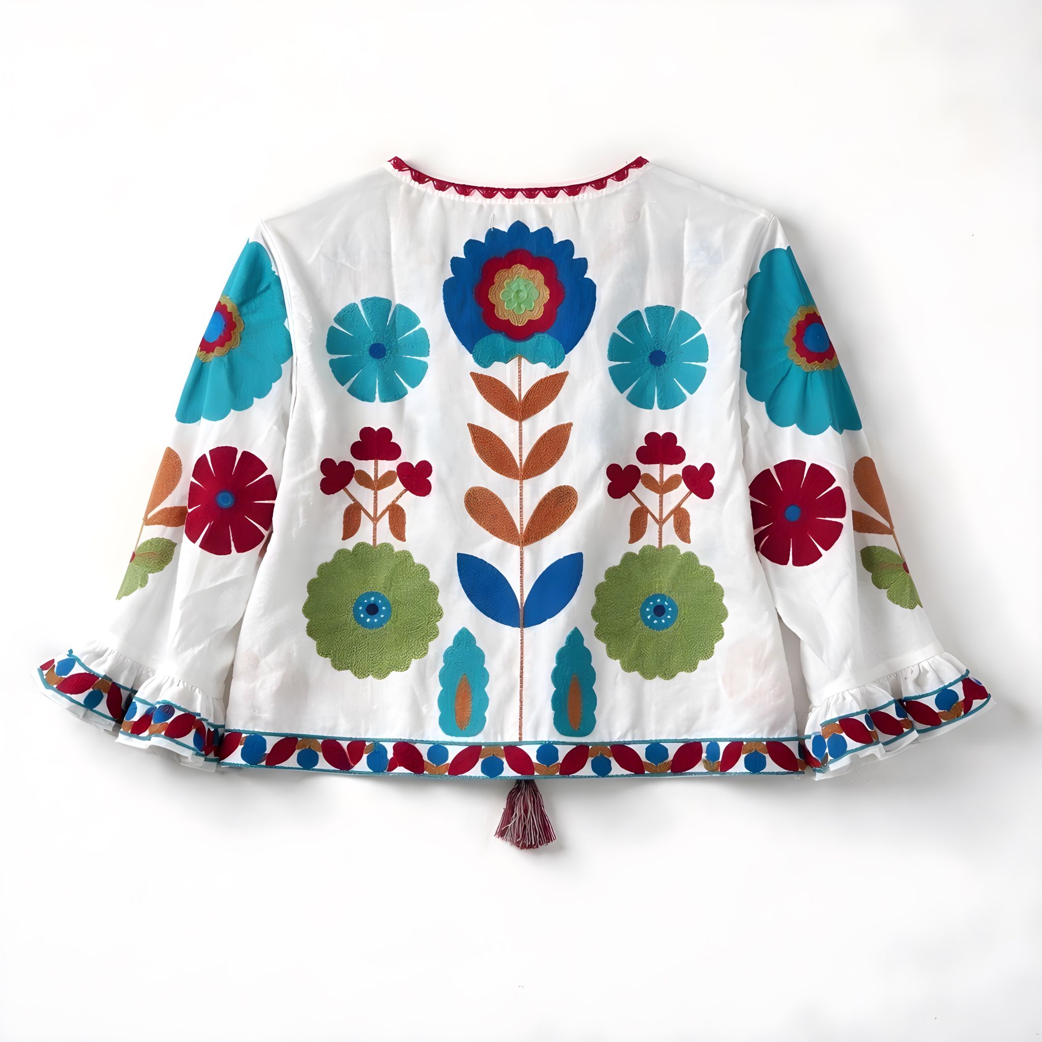 Chaqueta Corta Rodas Blanca