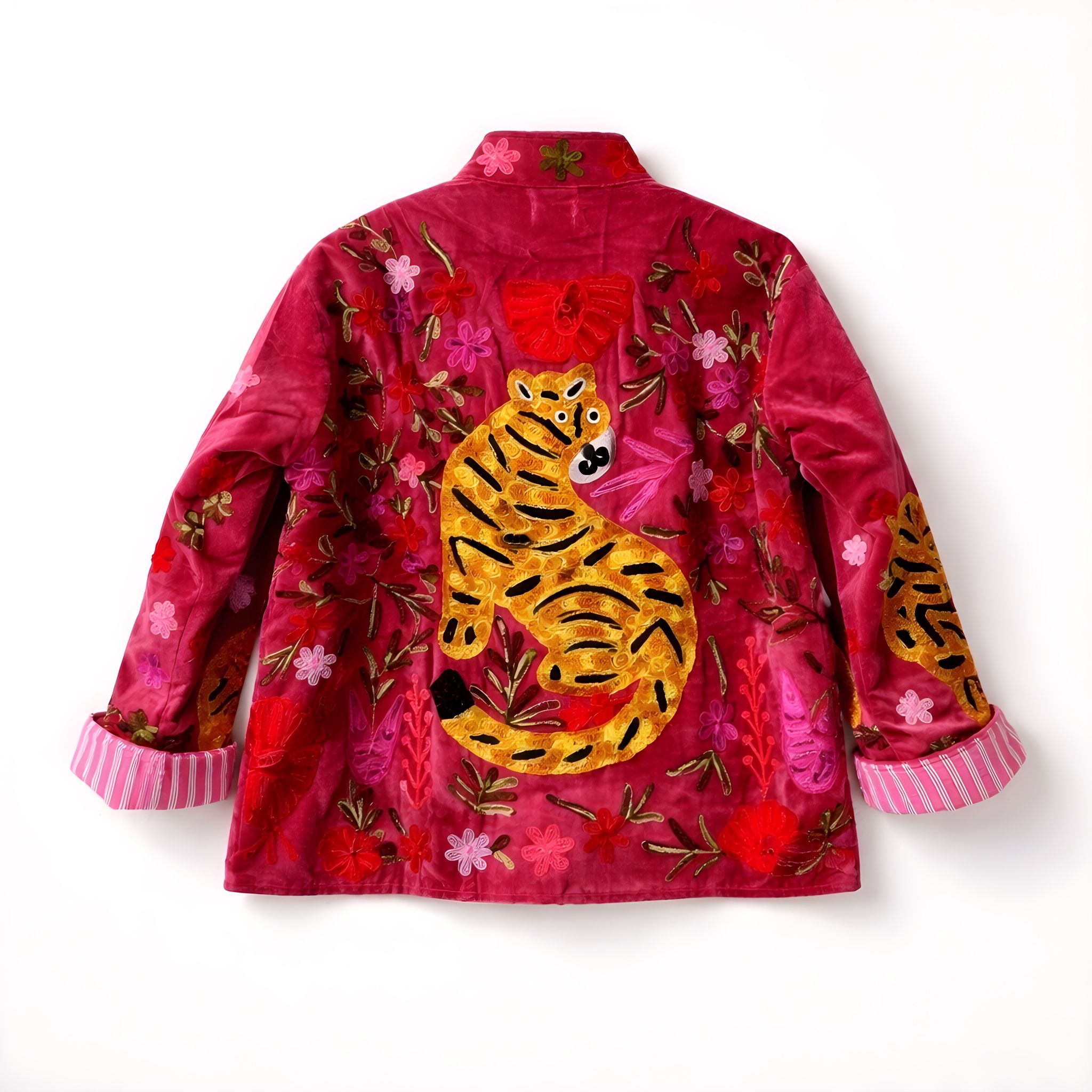 Chaqueta Tigre Fucsia