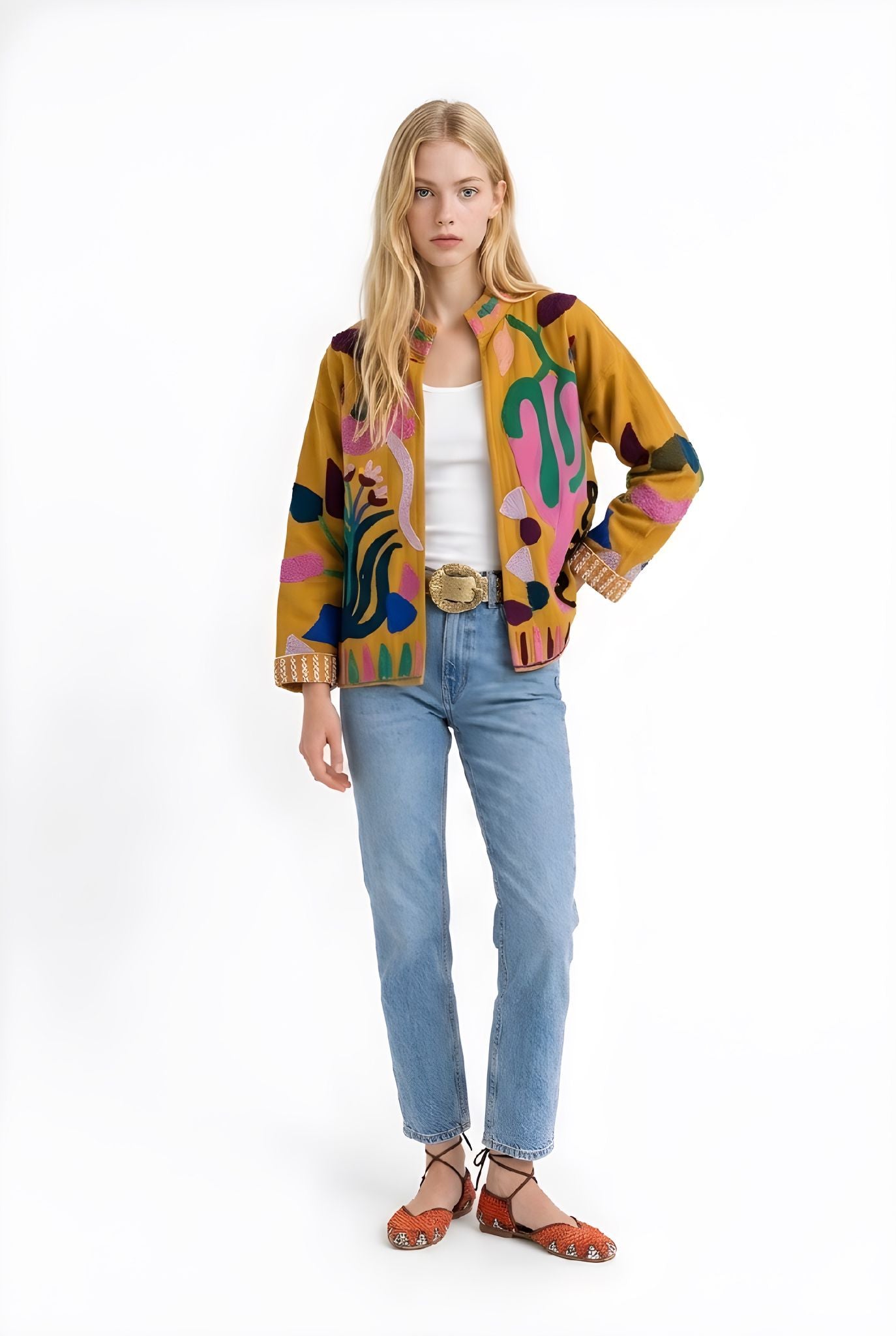 Chaqueta Cactus Mostaza