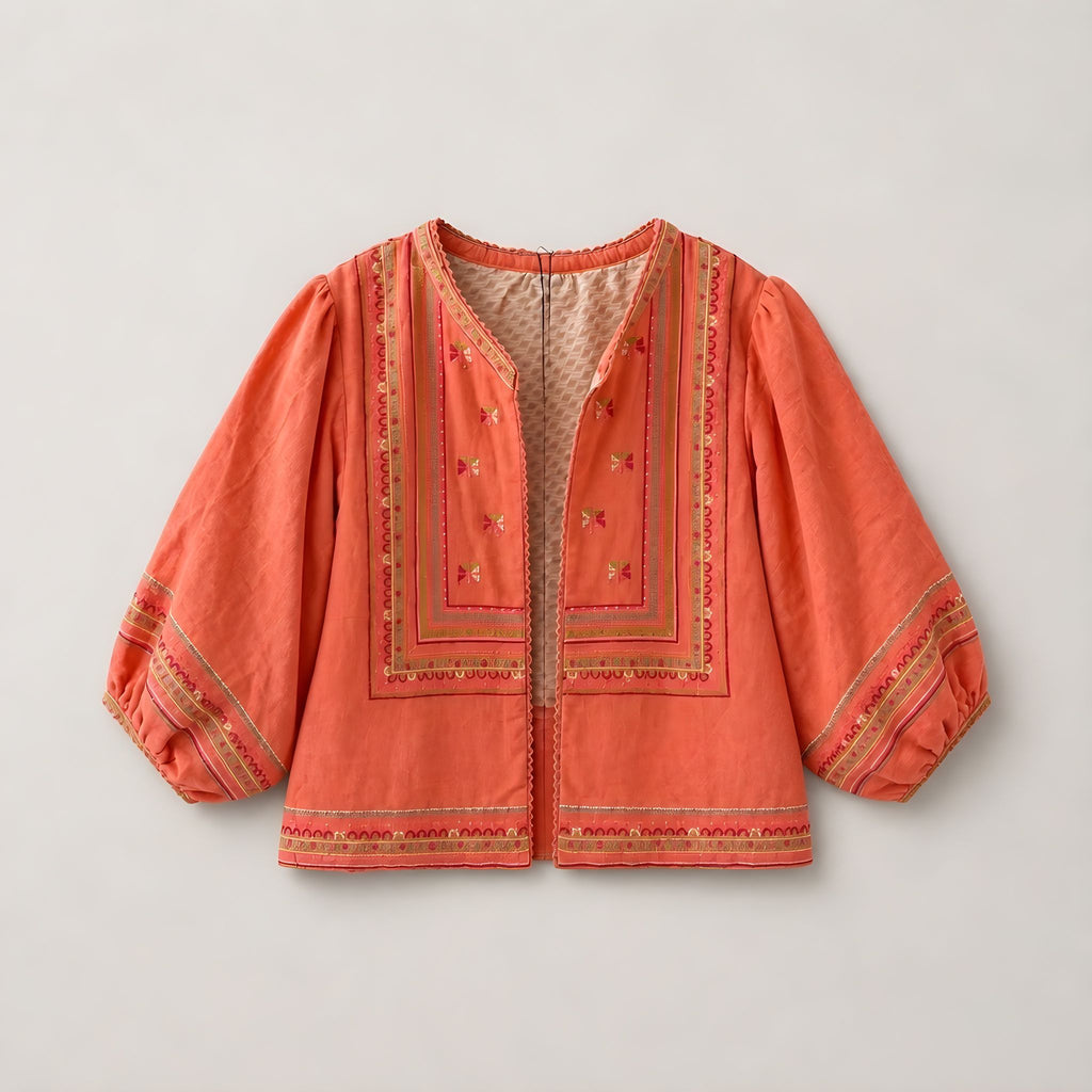 Chaqueta Corta Rafina Naranja