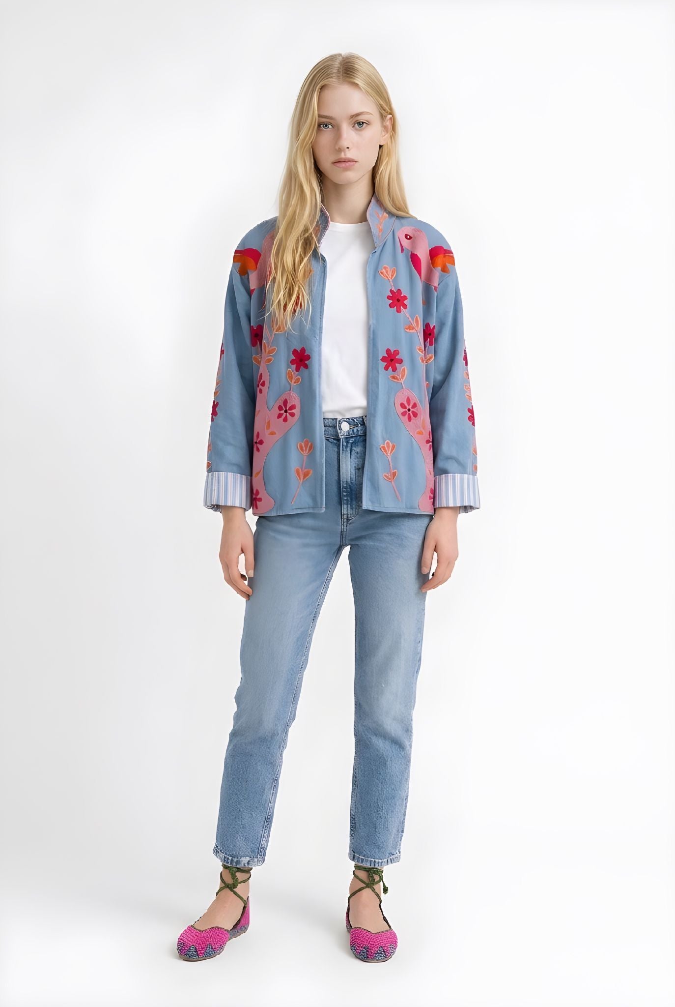 Electric Blue Cactus Jacket