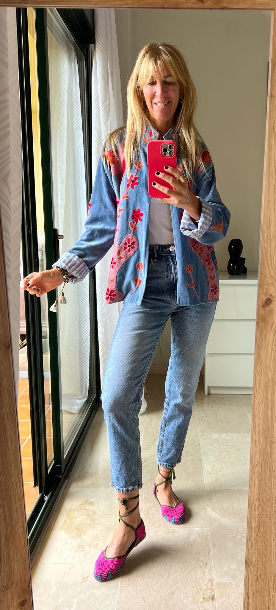 Electric Blue Cactus Jacket