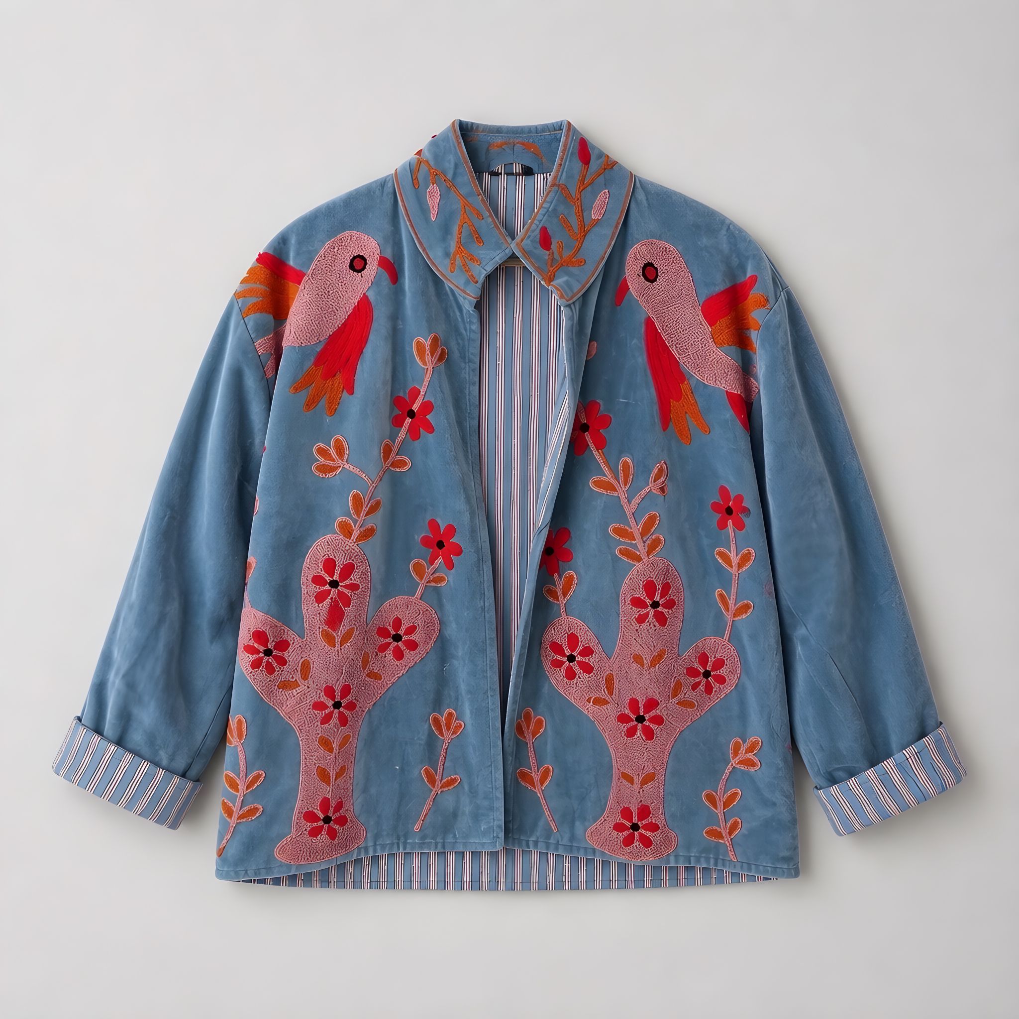 Electric Blue Cactus Jacket