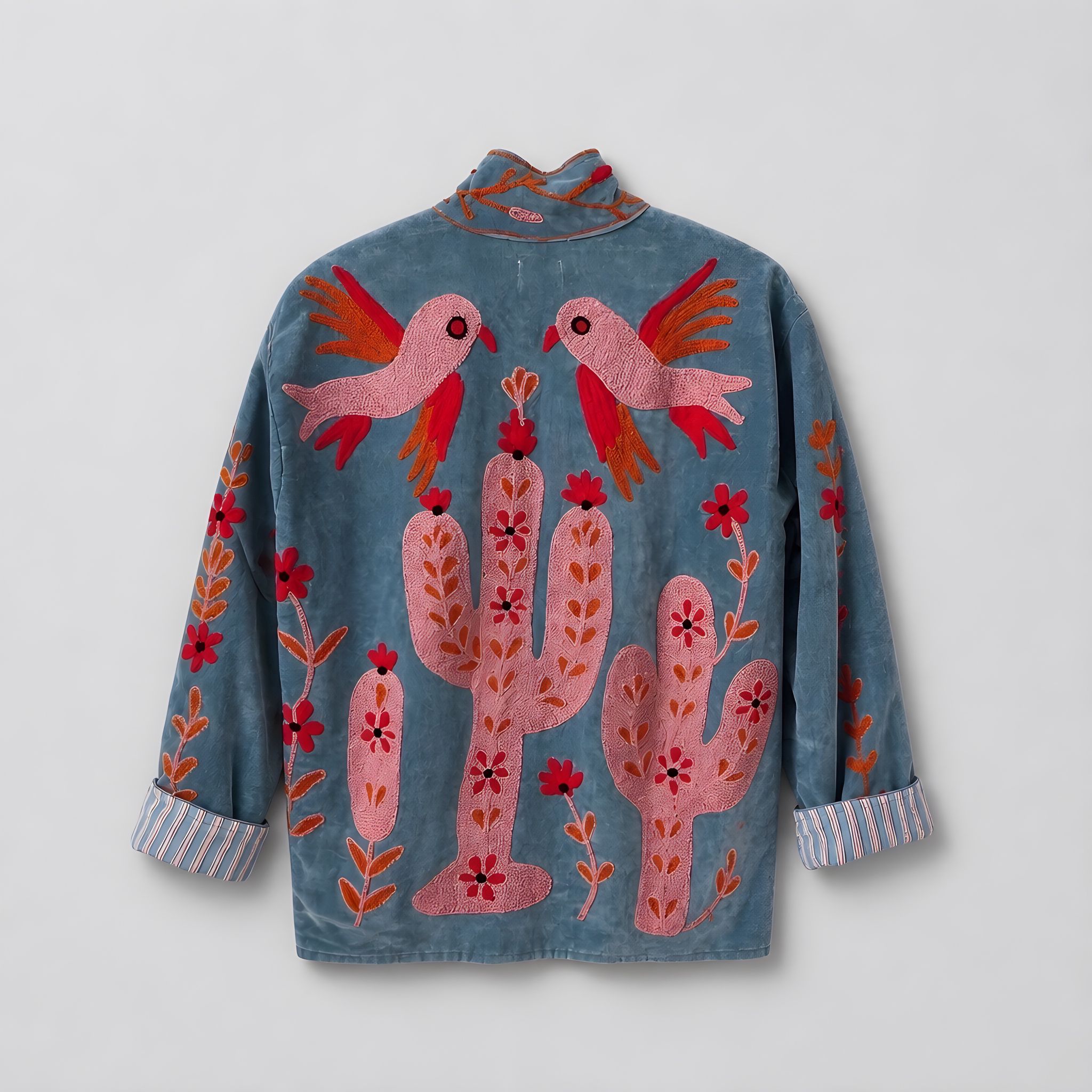 Electric Blue Cactus Jacket