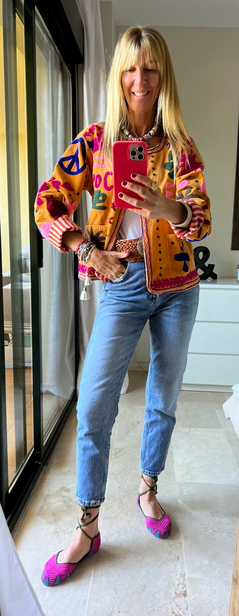 Chaqueta La Dolce Vita Ocre