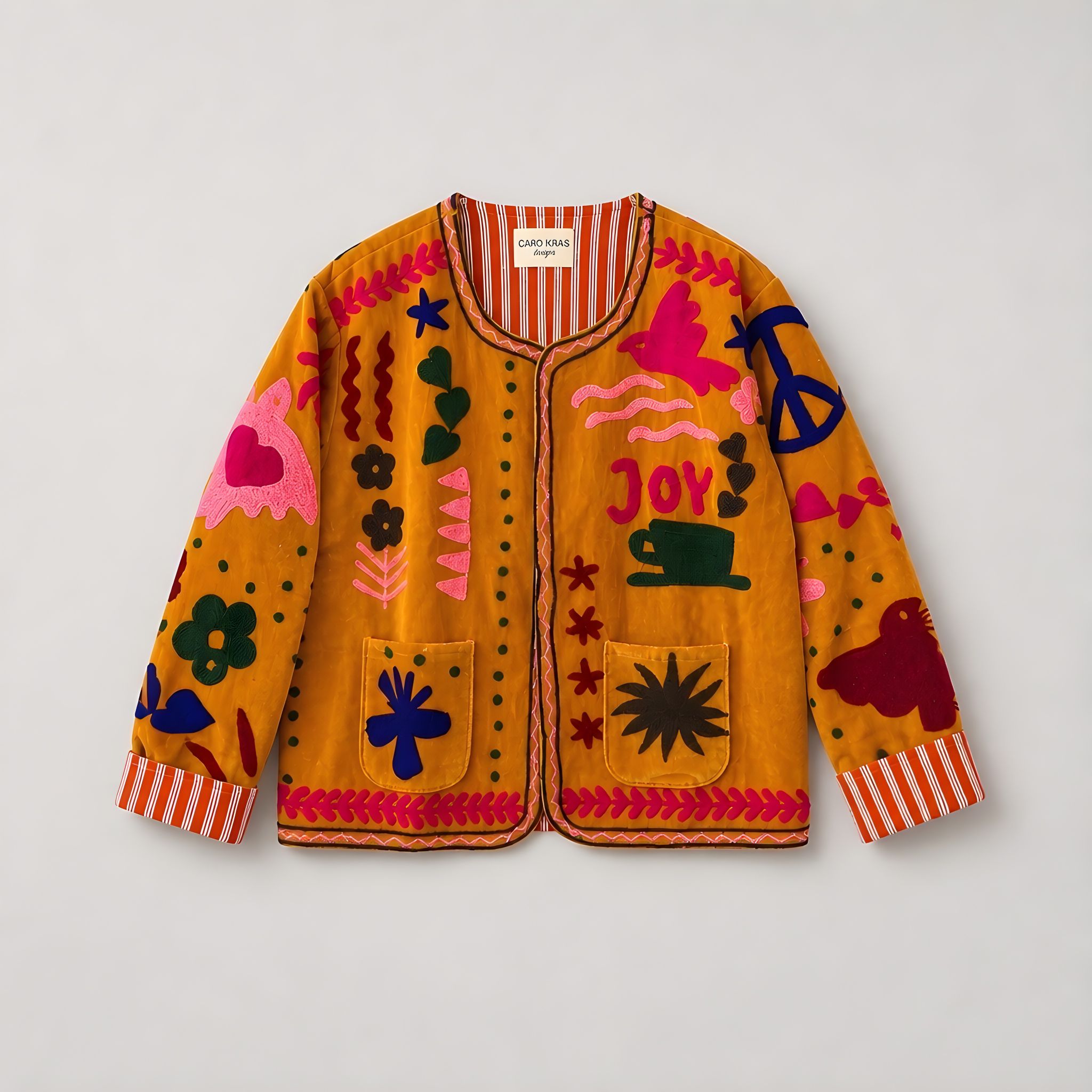 Chaqueta La Dolce Vita Ocre