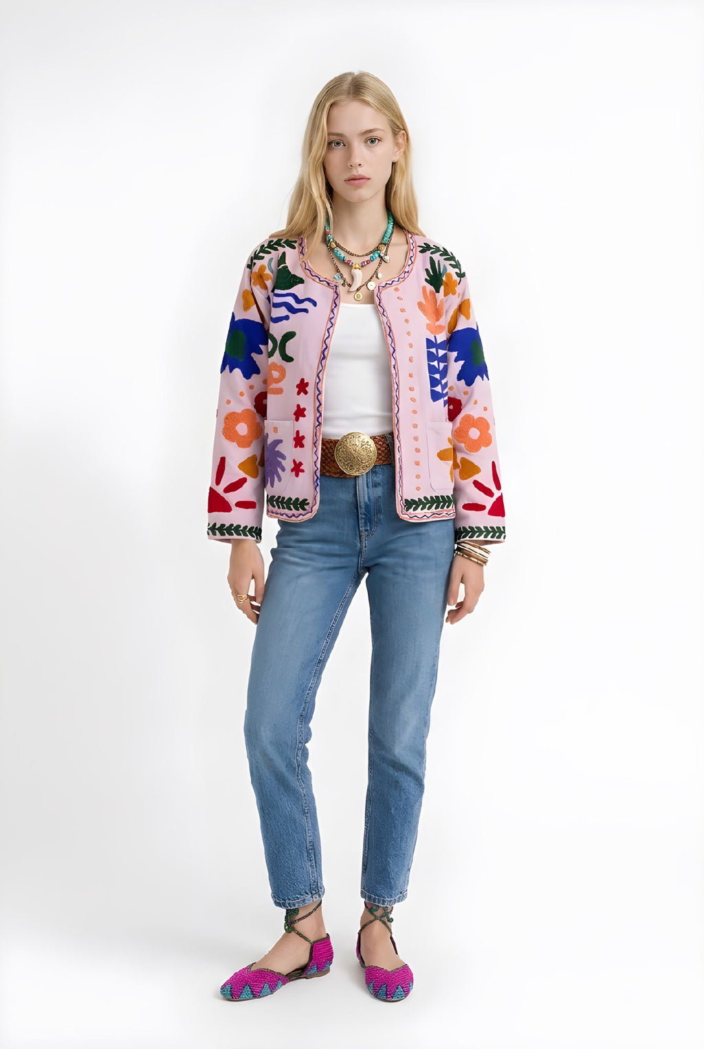 Chaqueta La Dolce Vita Rosa
