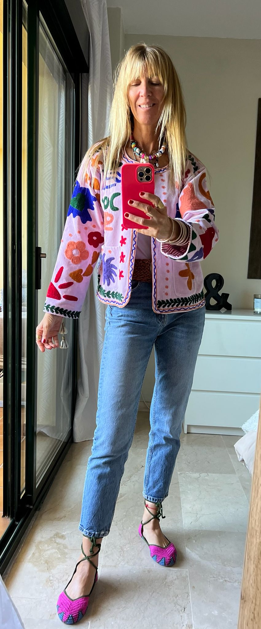 Chaqueta La Dolce Vita Rosa