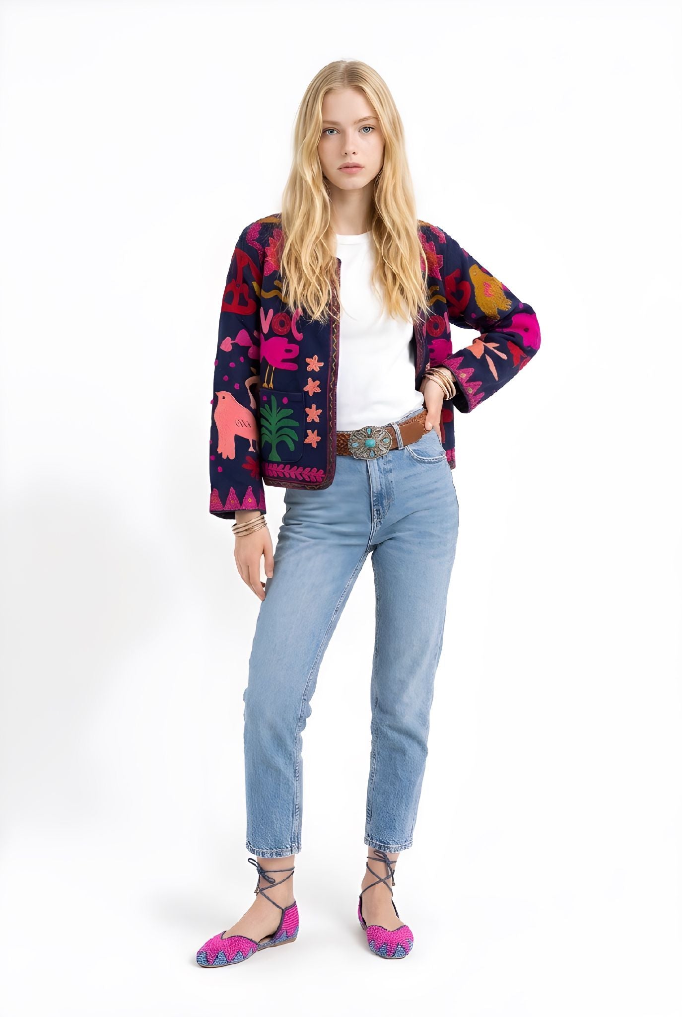 Chaqueta La Dolce Vita Azul Marino