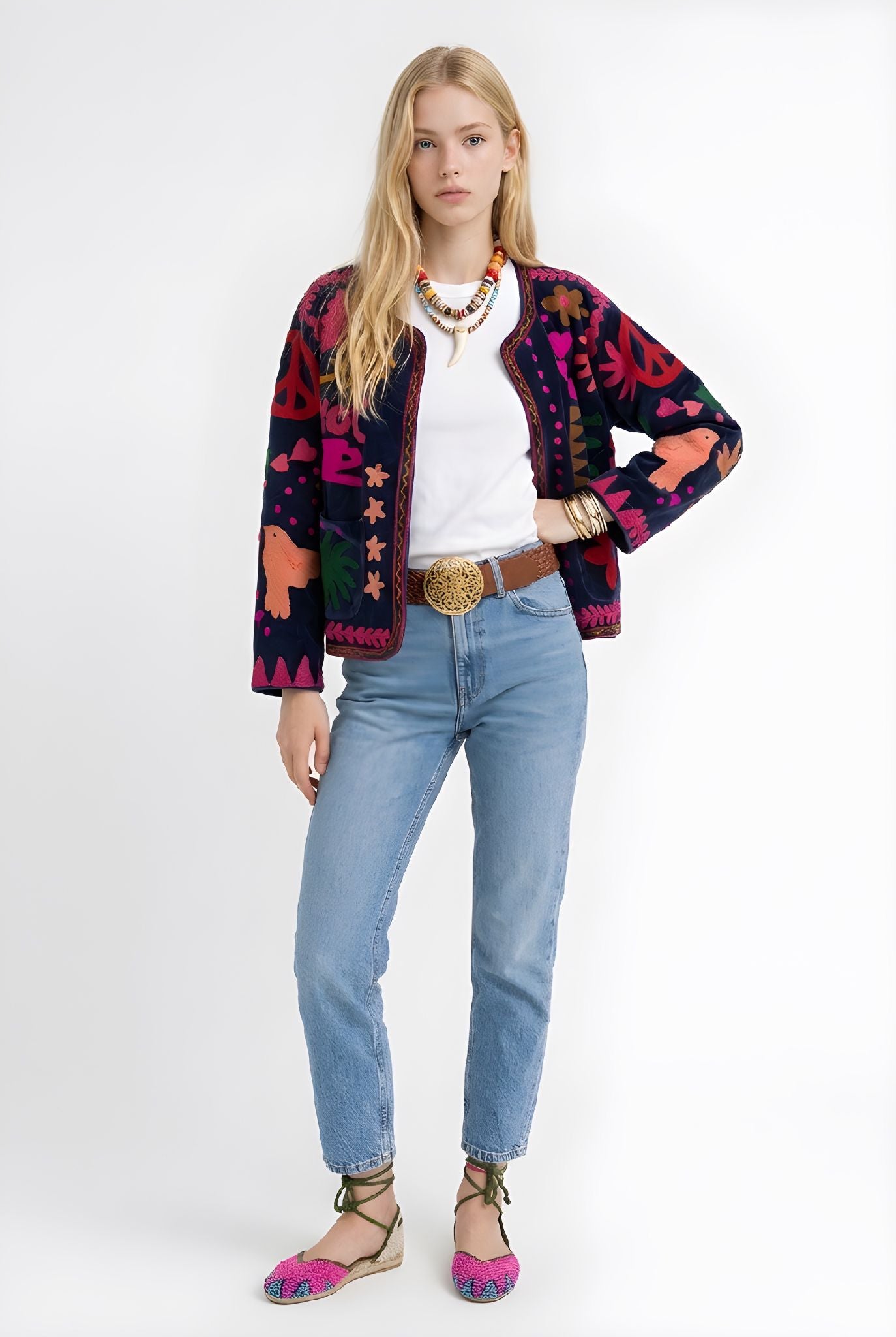 Chaqueta La Dolce Vita Azul Marino