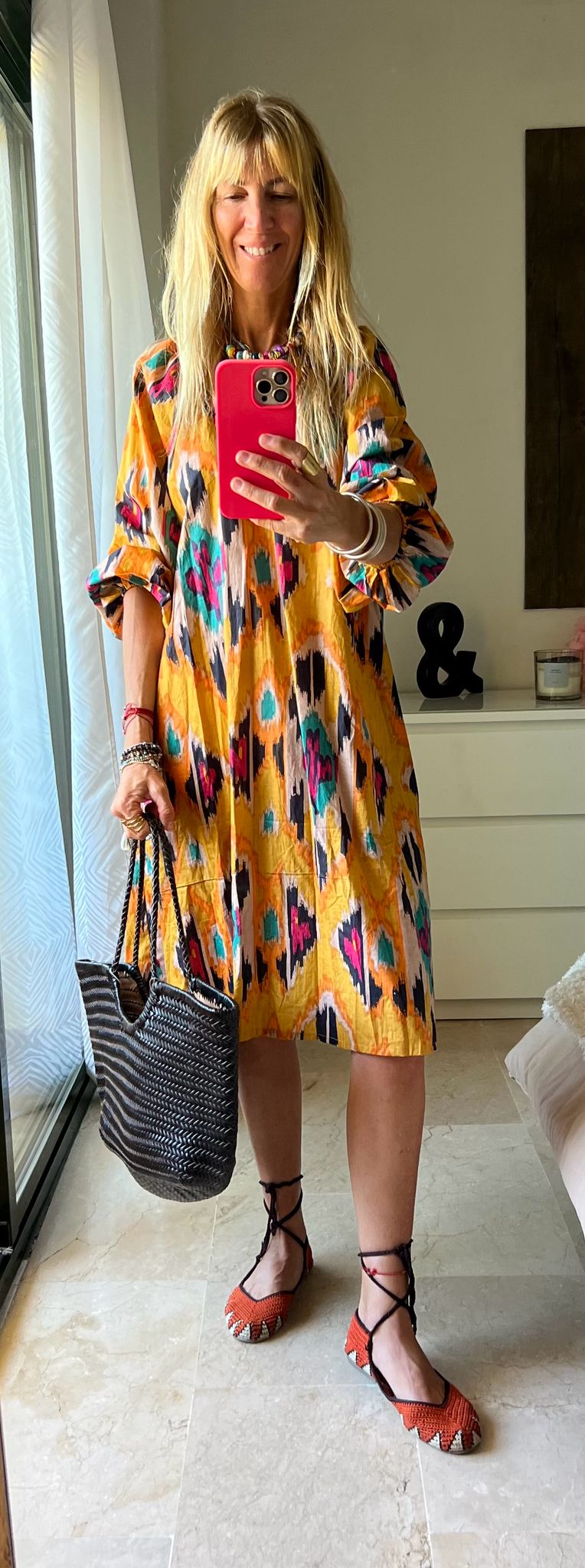 Vestido Bizancio Multicolor Abstracto