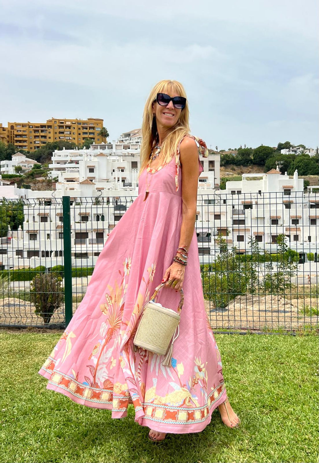 Vestido Nemea Rosa