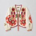 Chaqueta Corta Tripoli Natural Flor Estrella