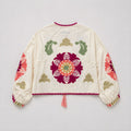Chaqueta Corta Tripoli Blanca /Flor Estrella