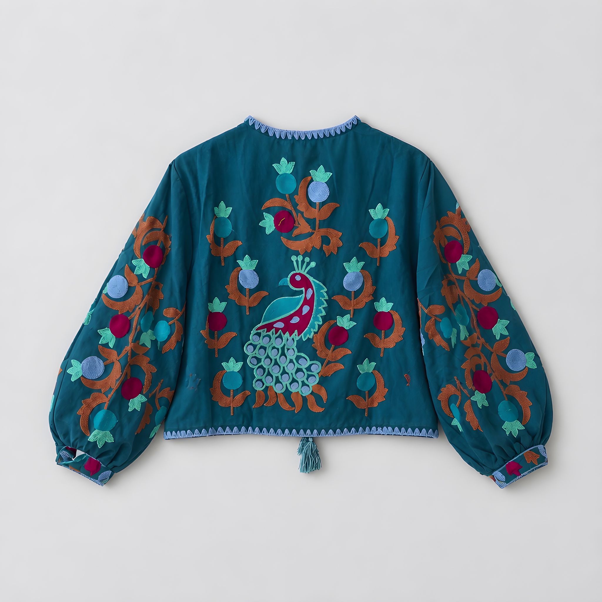 Chaqueta Corta Tripoli Azul Peacock