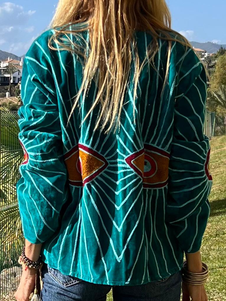 Chaqueta Ojo  Petróleo