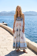 Vestido Carioca Multicolor Celeste