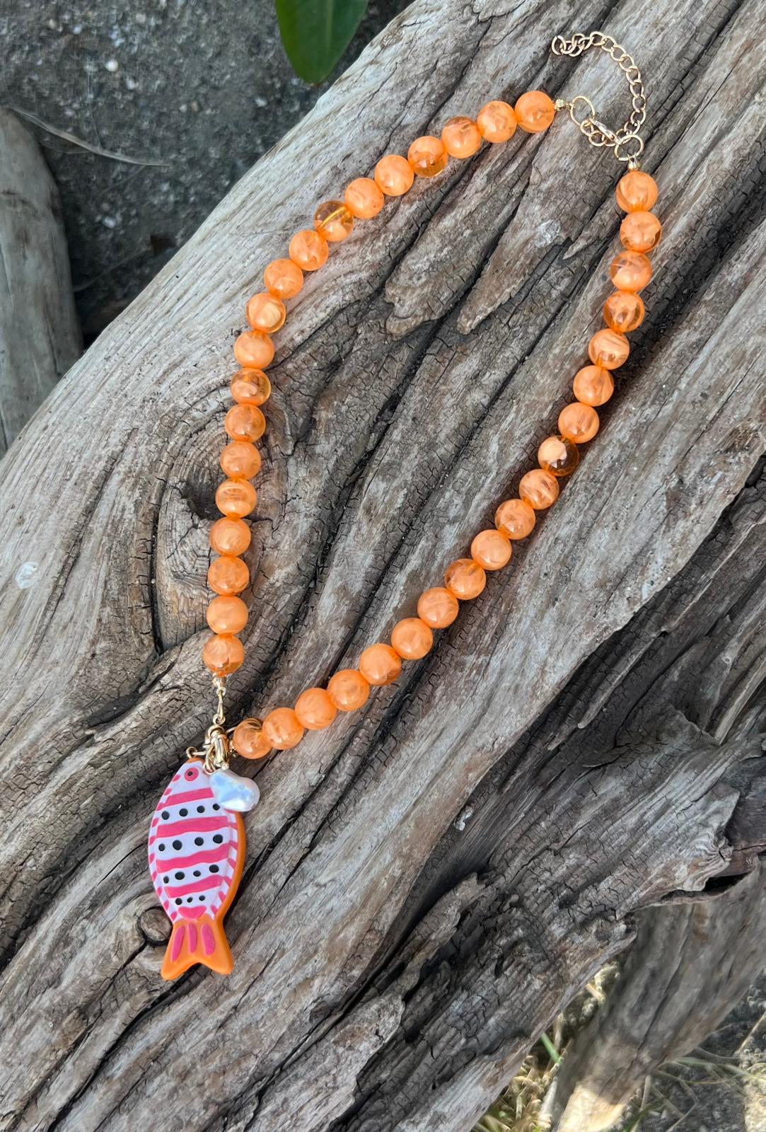 Collar Pez Naranja