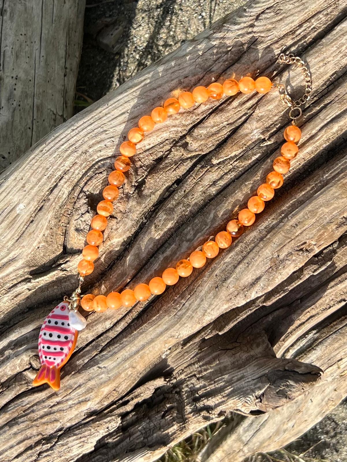 Collar Pez Naranja