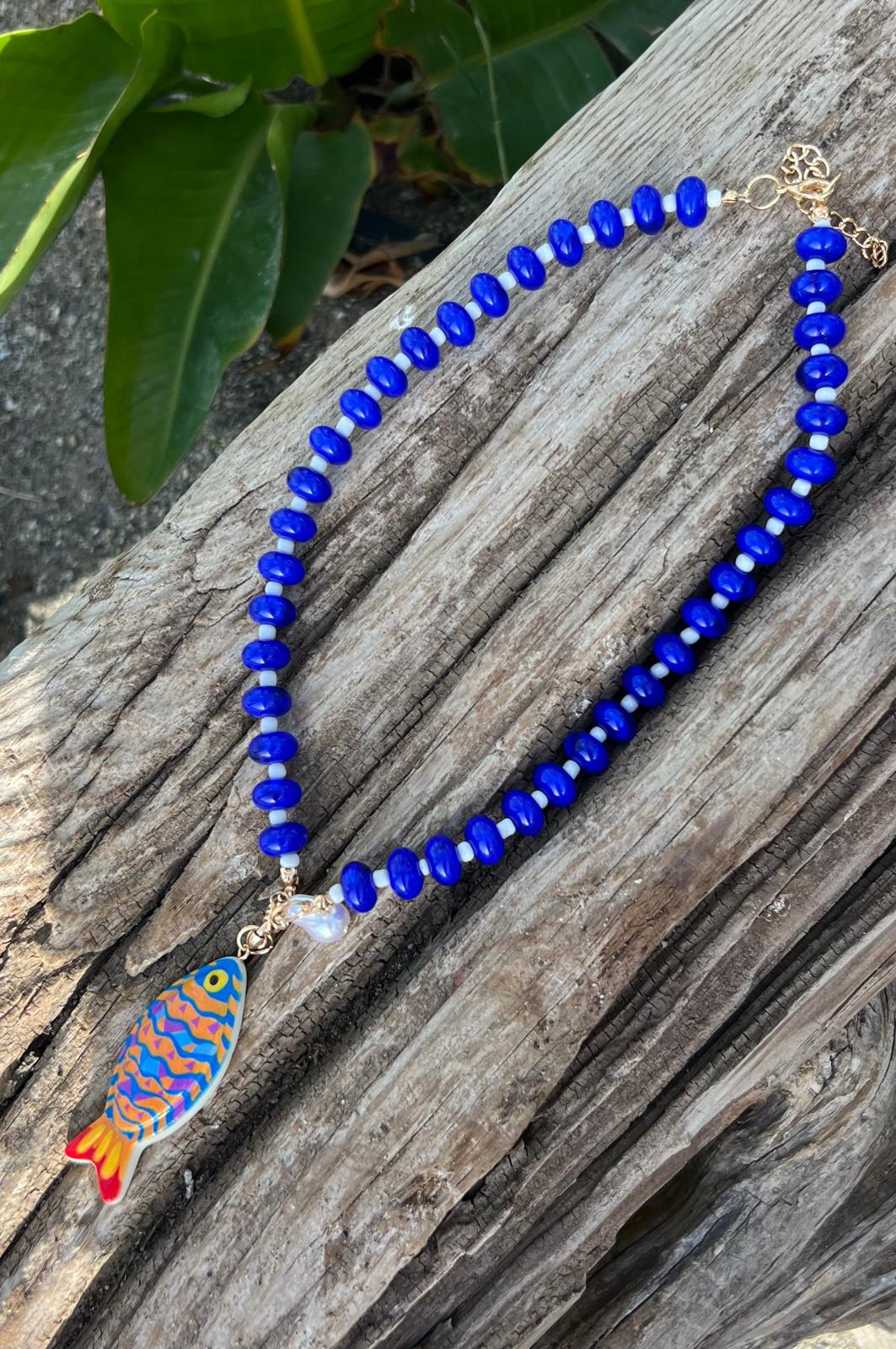 Collar Pez Azul