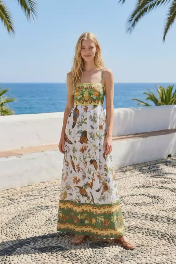 Vestido Hojas