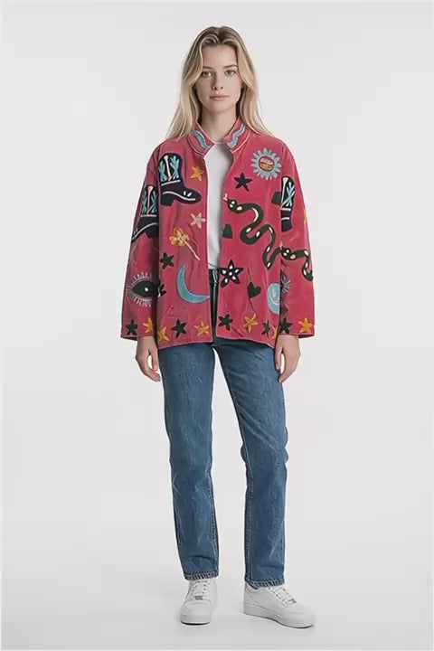 Red Texan Boot Jacket