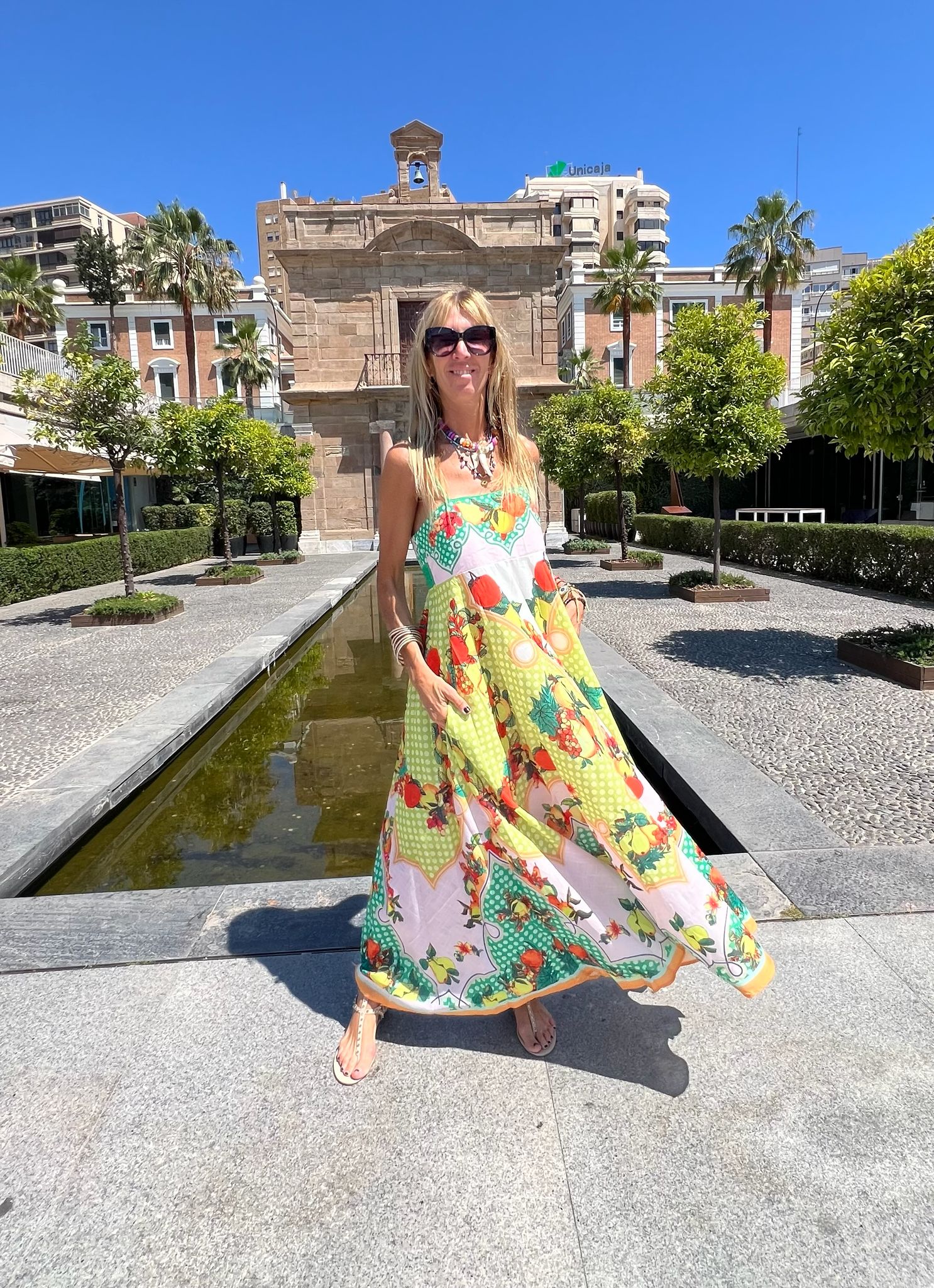Vestido Carioca Multicolor Frutal