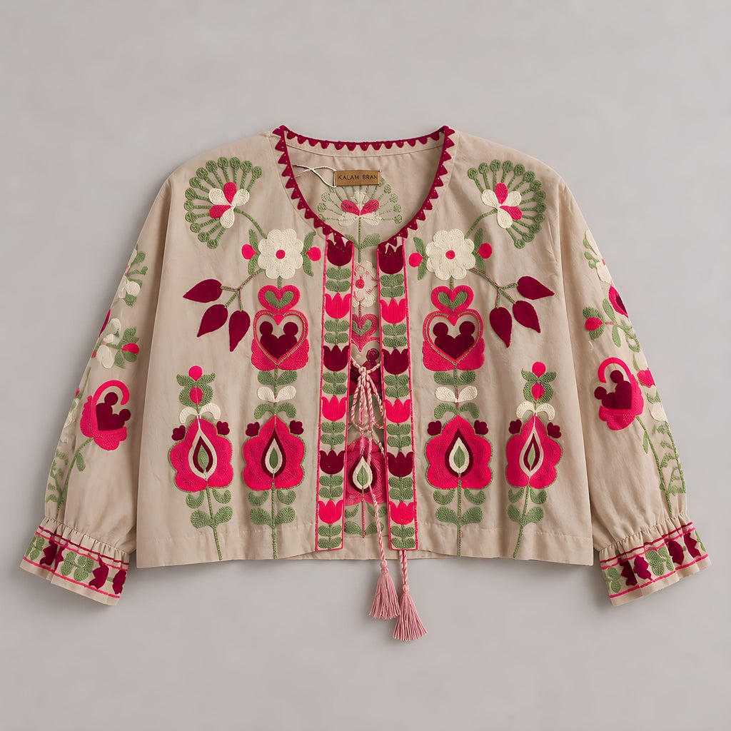 Chaqueta Corta Tripoli Tulipán Beige