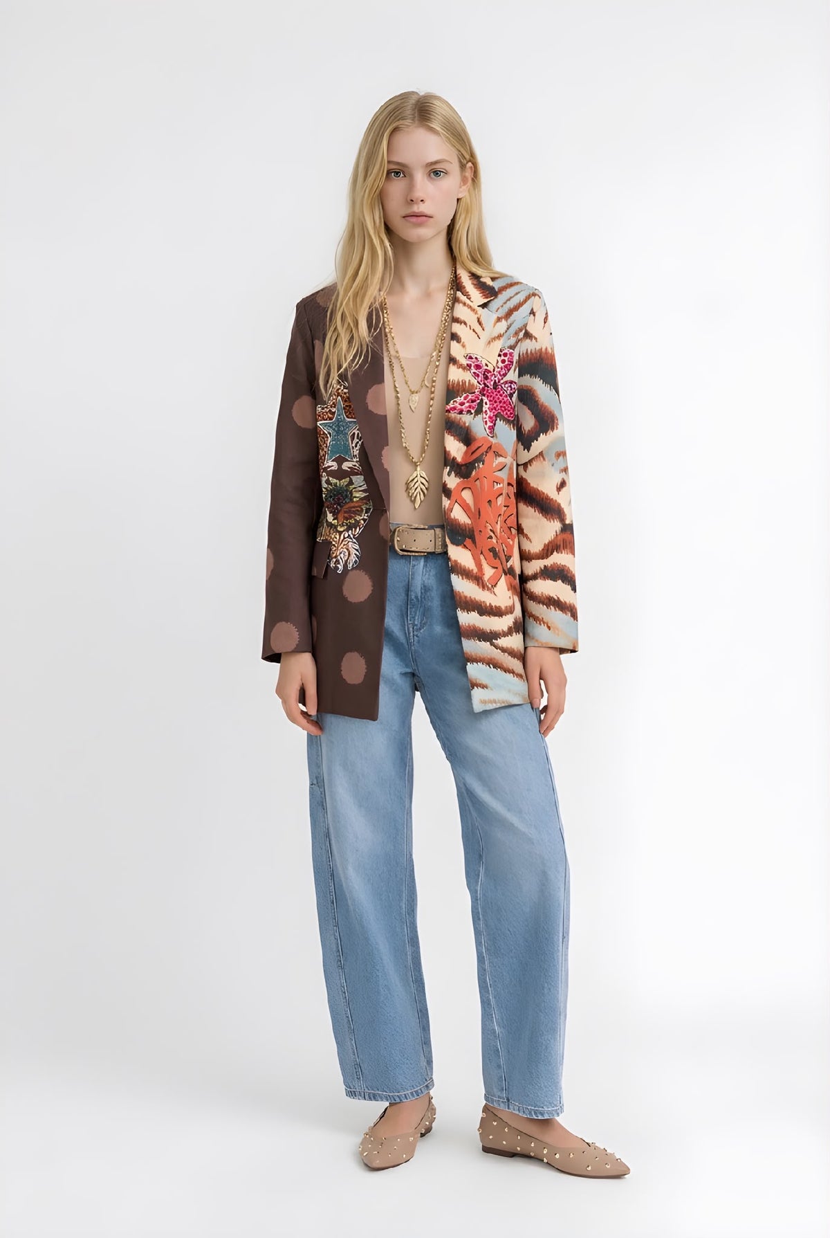 Blazer Tigre Flor