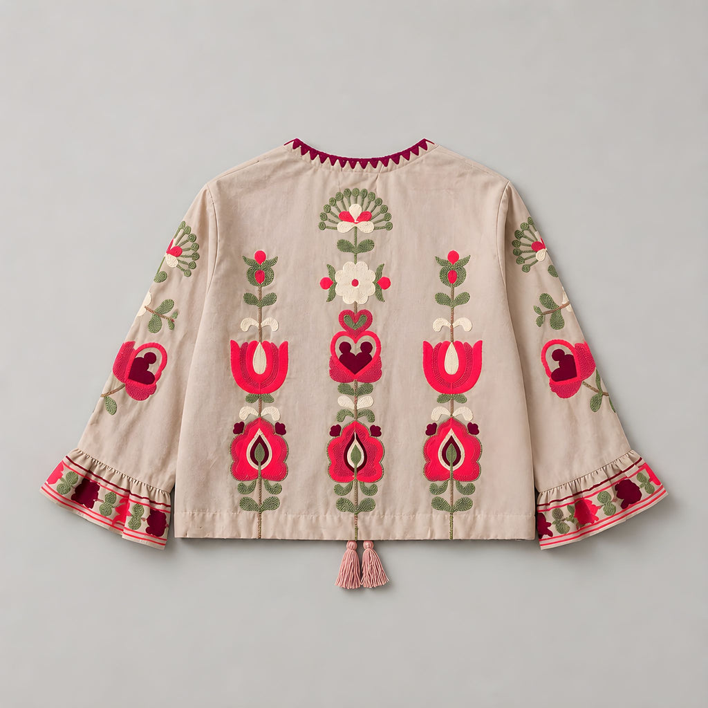 Chaqueta Corta Tripoli Tulipán Beige