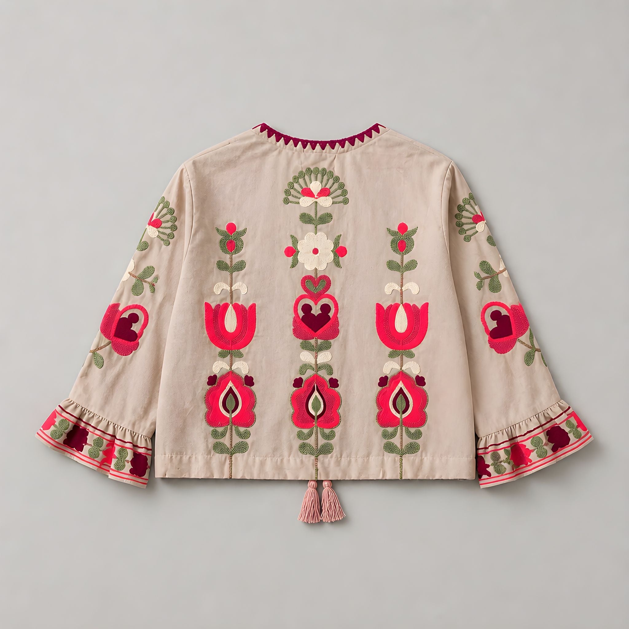 Chaqueta Corta Tripoli Tulipán Beige