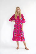 Vestido Larisa Fucsia