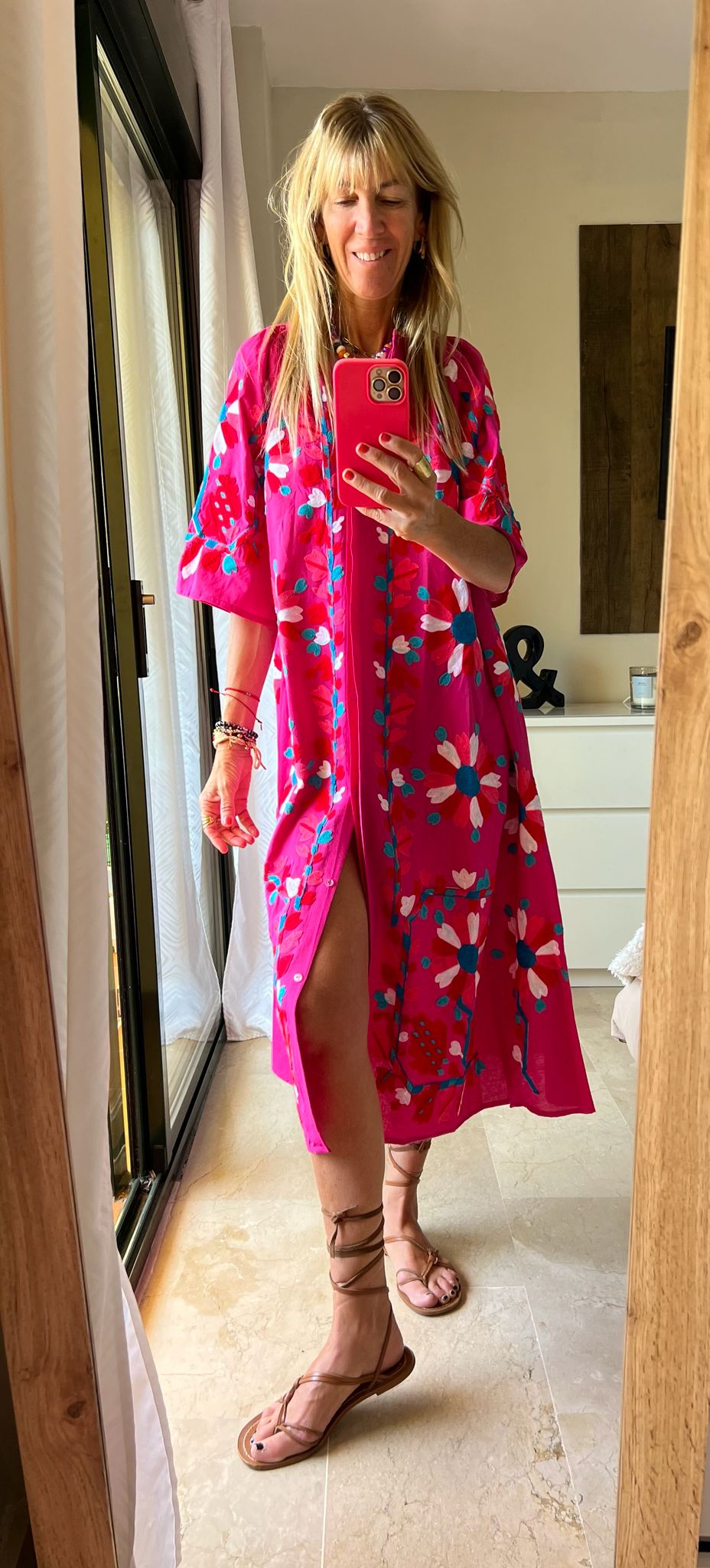 Vestido Larisa Fucsia